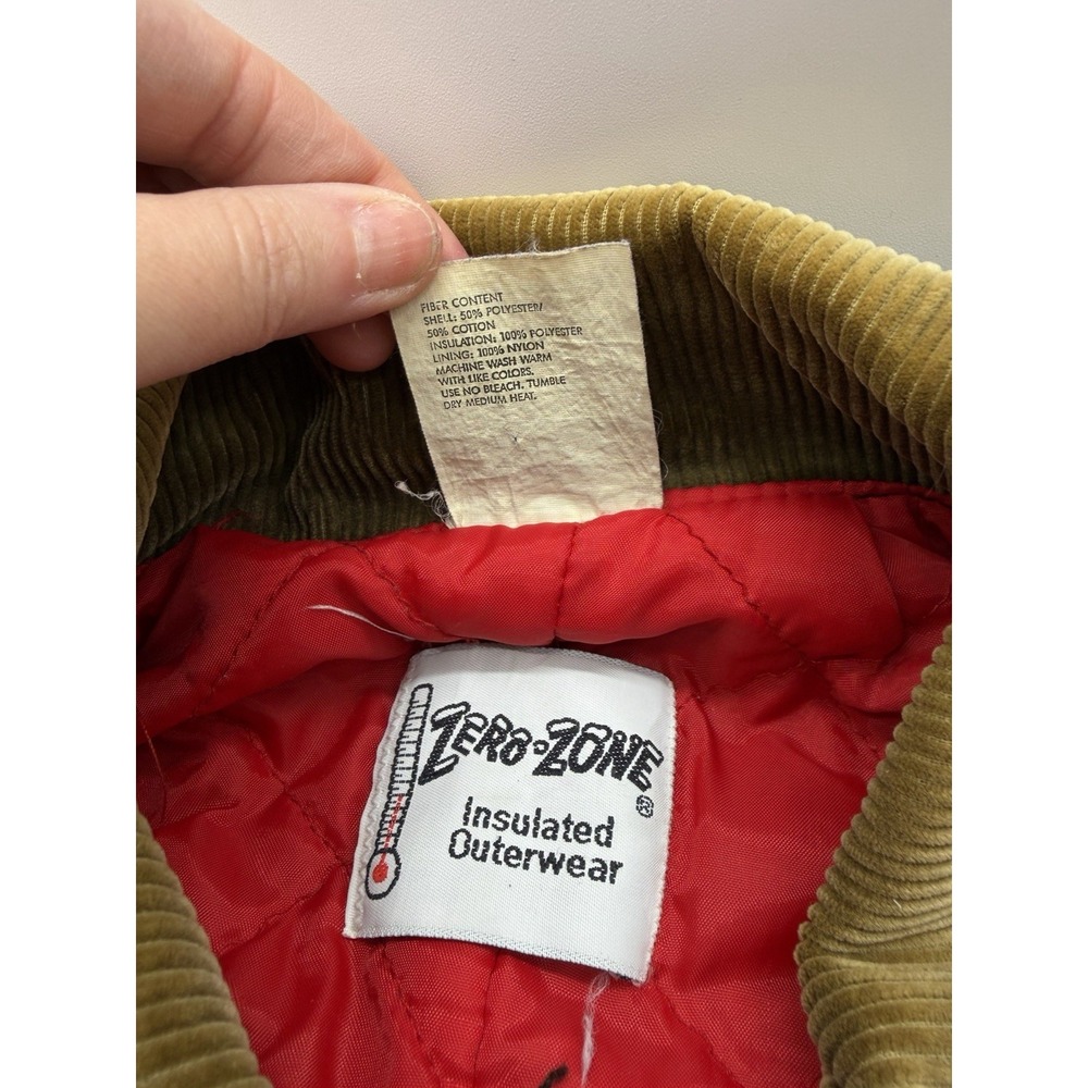 Walls Zero Zone Insulated Coveralls Size M 38-40 Green Vintage Made USA Workwear - Picture 4 of 10